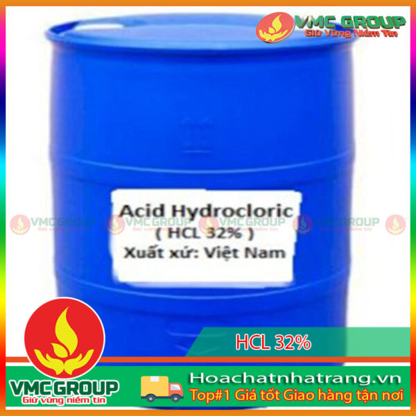Axit Clohidric HCl 32% Phuy 220 kg TQ