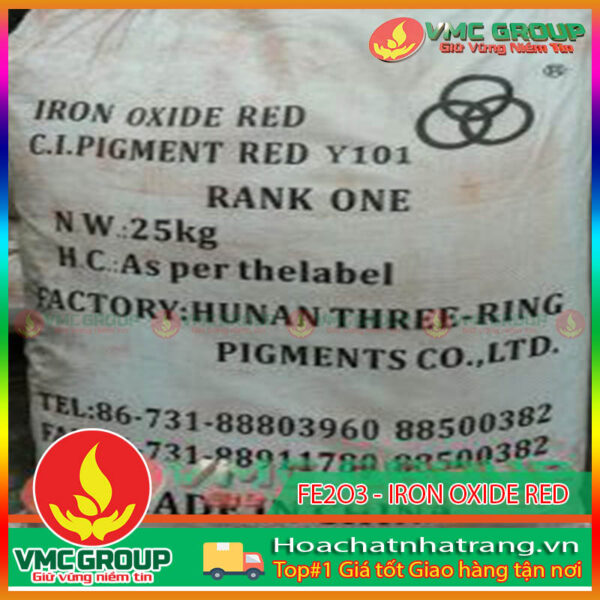 FE2O3 - IRON OXIDE RED Y101 3 LOẠI BAO 25KG