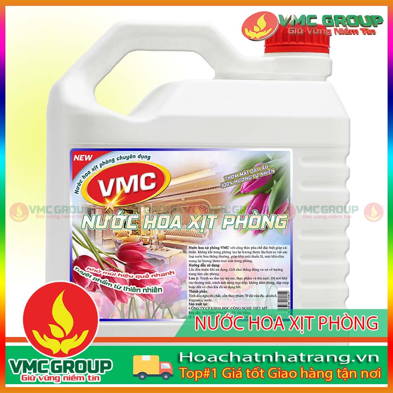 NƯỚC HOA XỊT PHÒNG VMC CAN 5 LIT