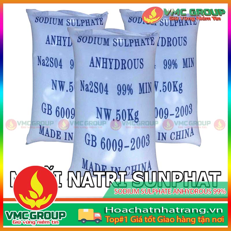 SODIUM SULPHATE ANHYDROUS 99%- MUỐI NA2SO4 HCNT